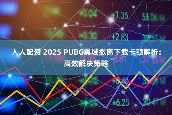 人人配资 2025 PUBG黑域撤离下载卡顿解析：高效解决策略
