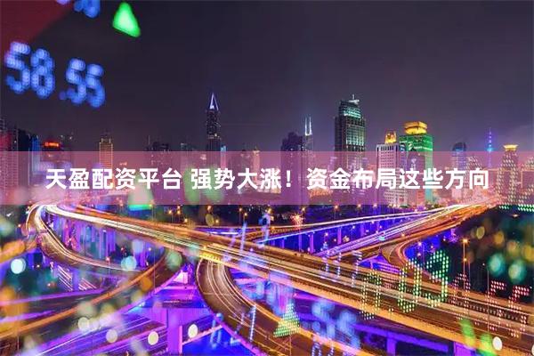 天盈配资平台 强势大涨!资金布局这些方向