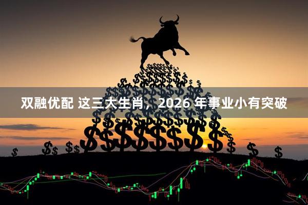 双融优配 这三大生肖，2026 年事业小有突破